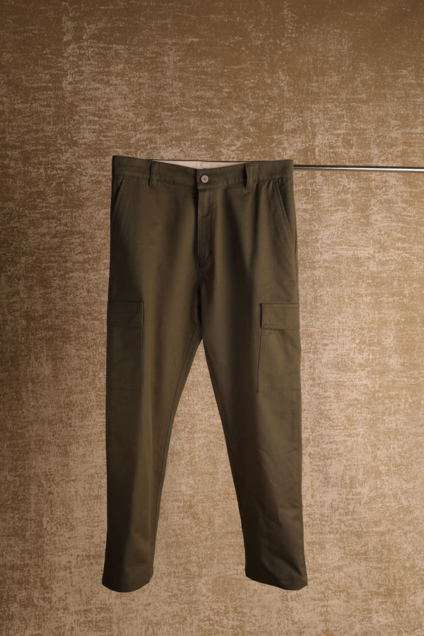 Drawstring Cargo Parachute Pant | Premium Italian Fabric