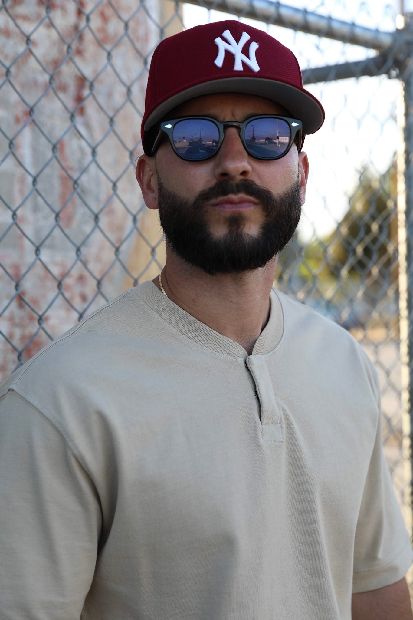 Relaxed Henley Sand