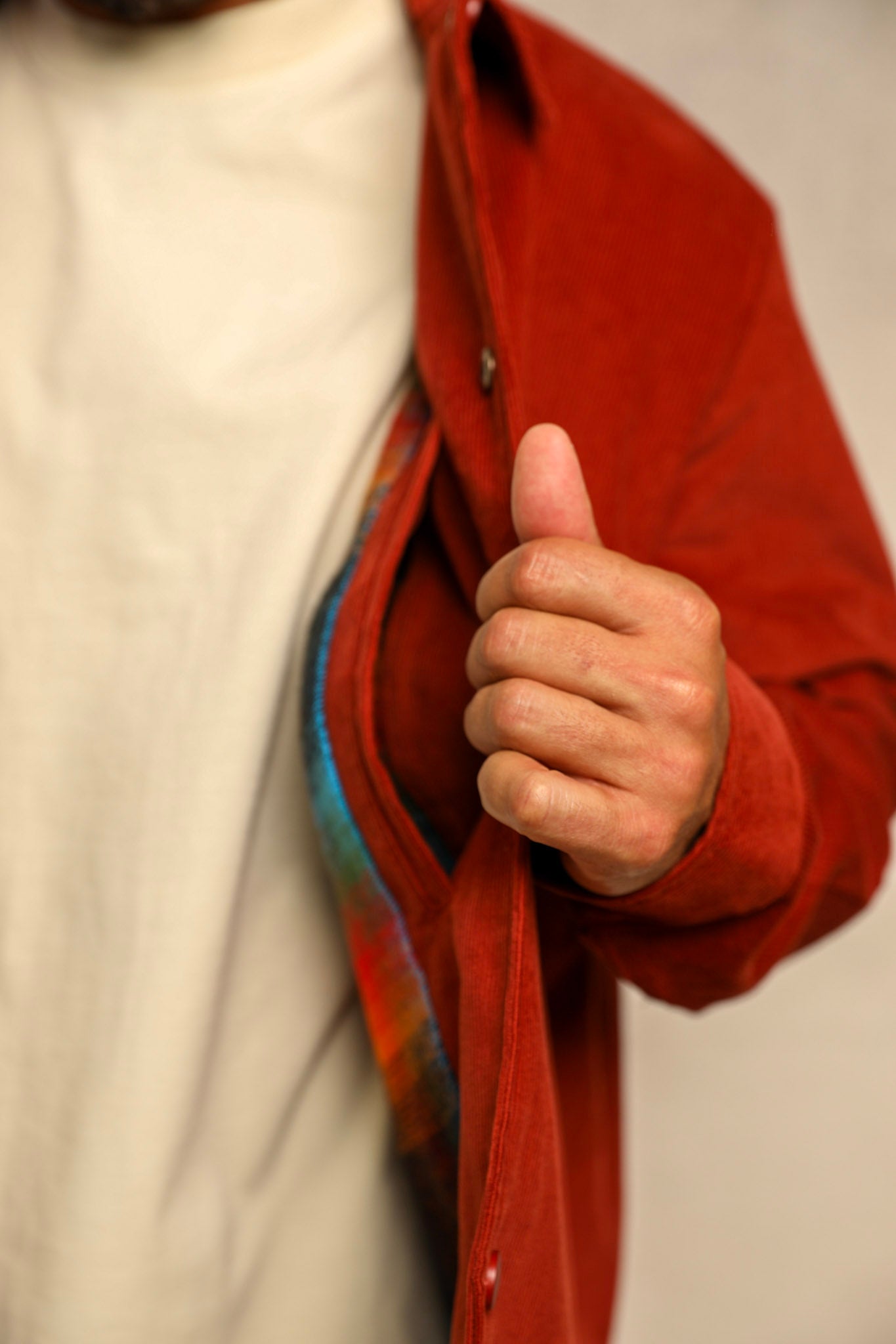 Corduroy Jacket Rust