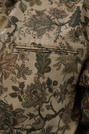 Paisley shirt jacket Sage