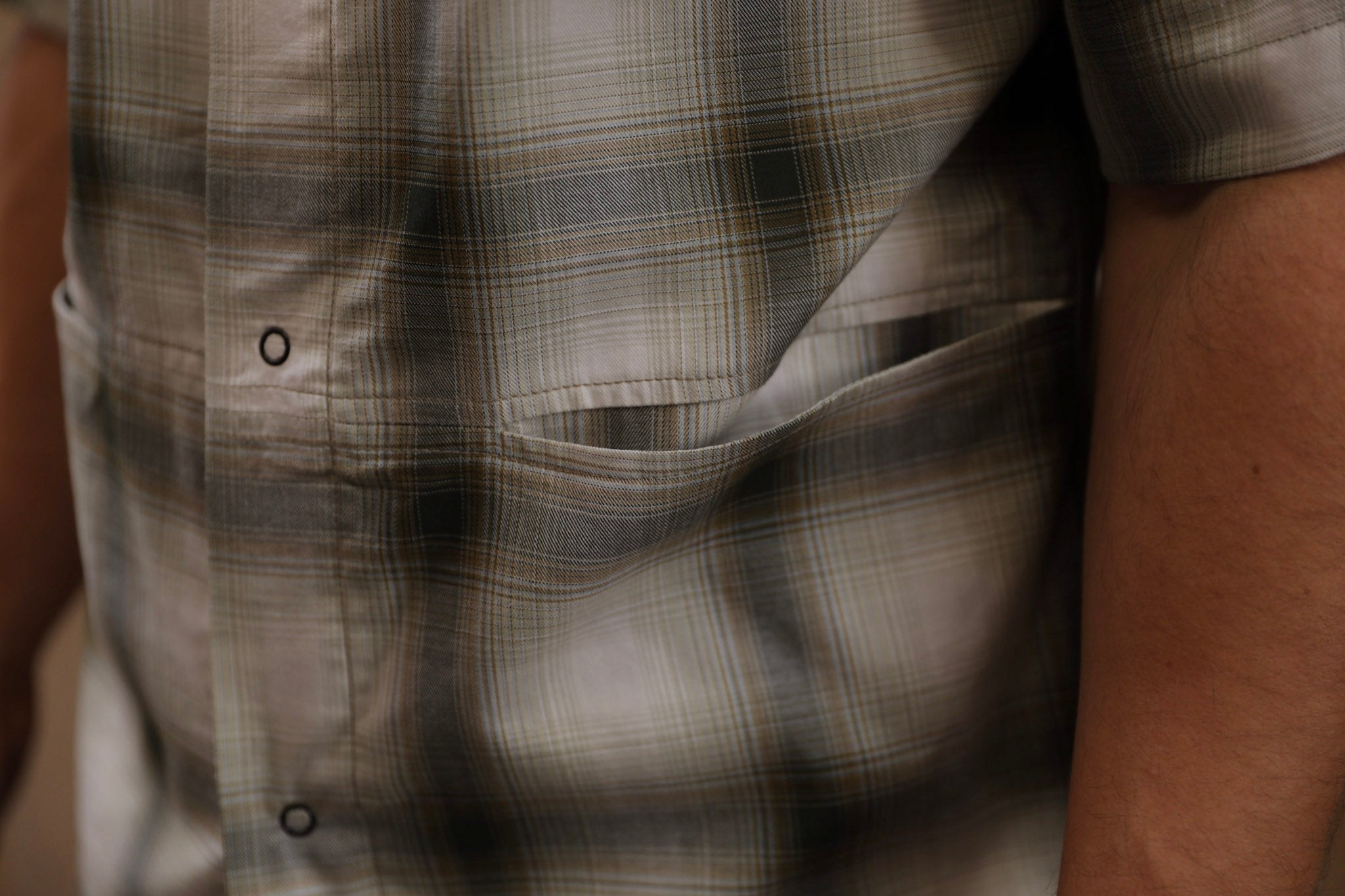 Utility Shirt Green Plaid