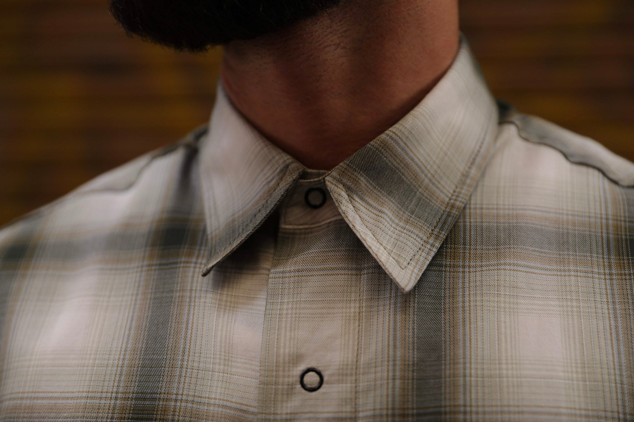 Utility Shirt Green Plaid