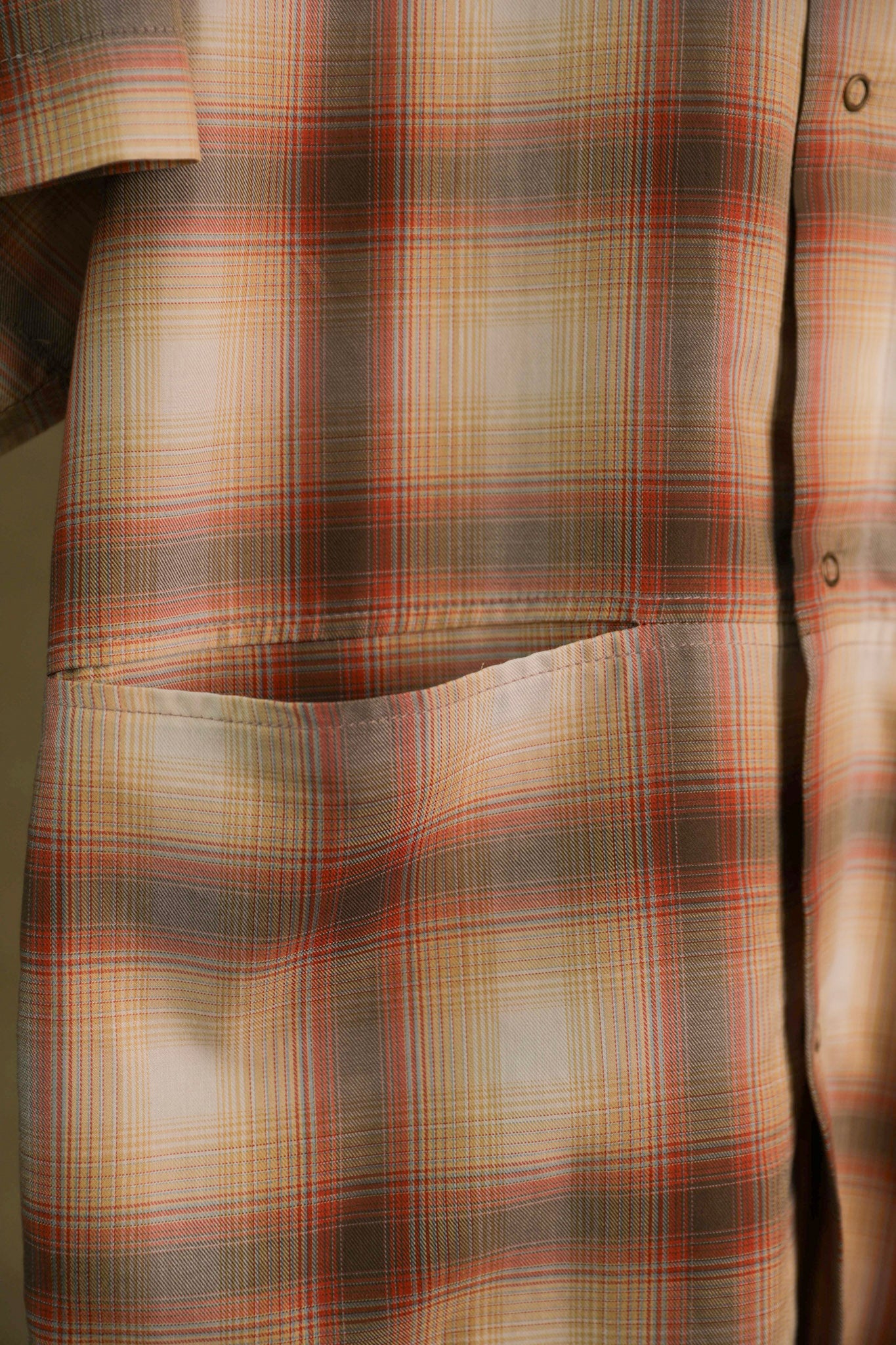 Utility Shirt Terracotta plaid