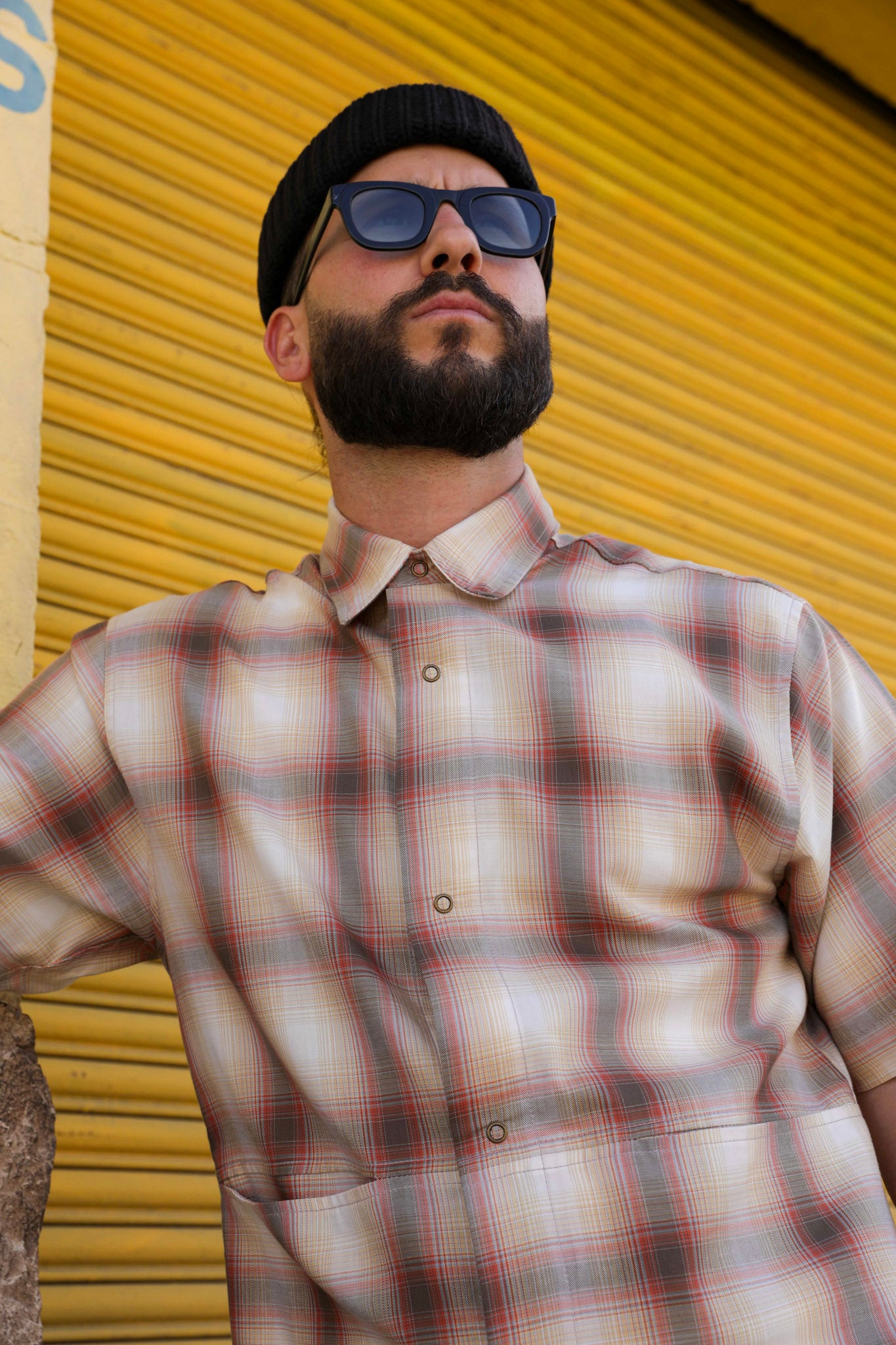 Utility Shirt Terracotta plaid