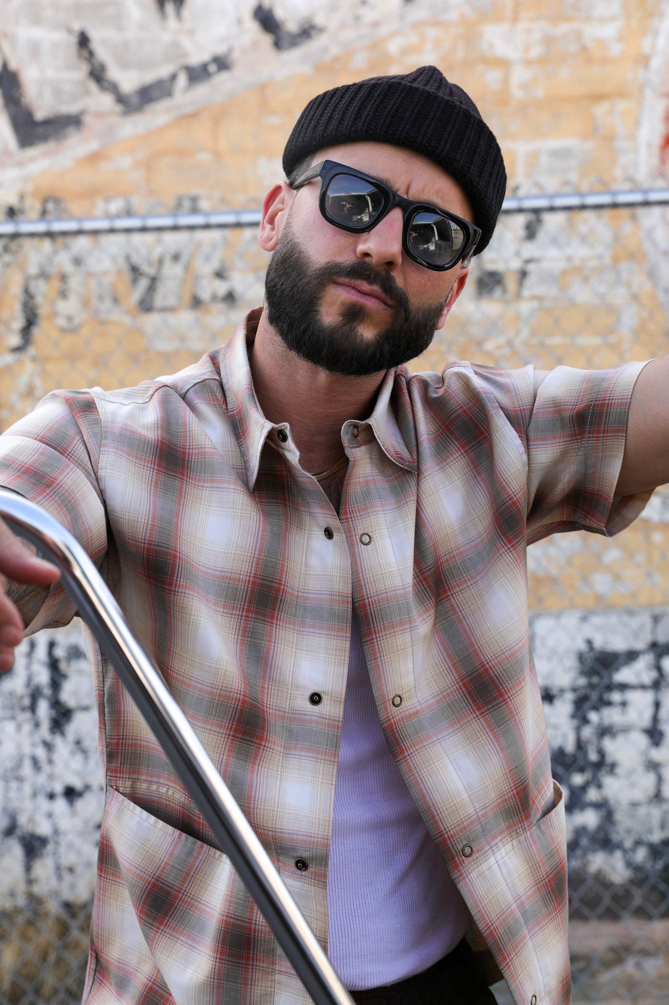 Utility Shirt Terracotta plaid