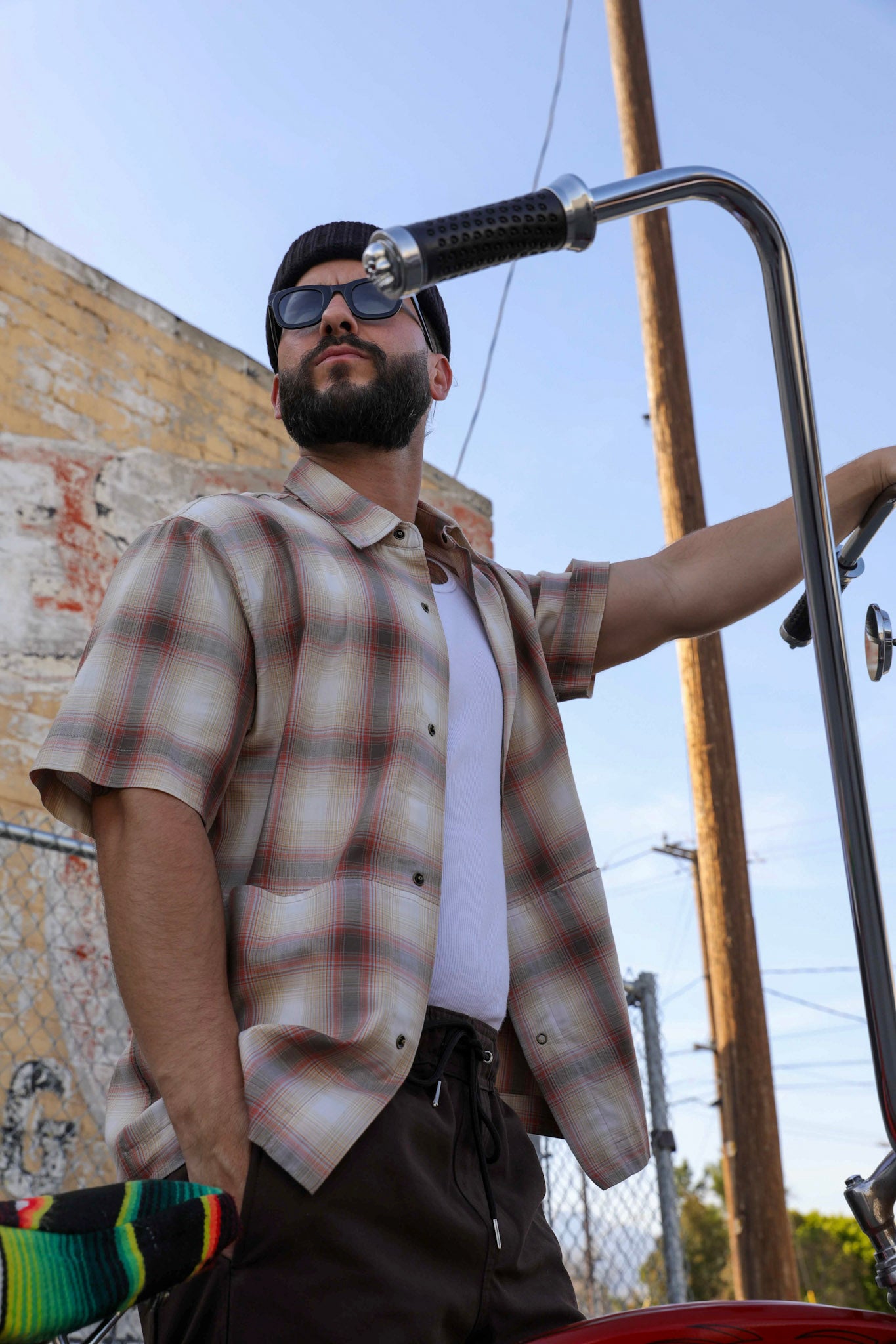 Utility Shirt Terracotta plaid