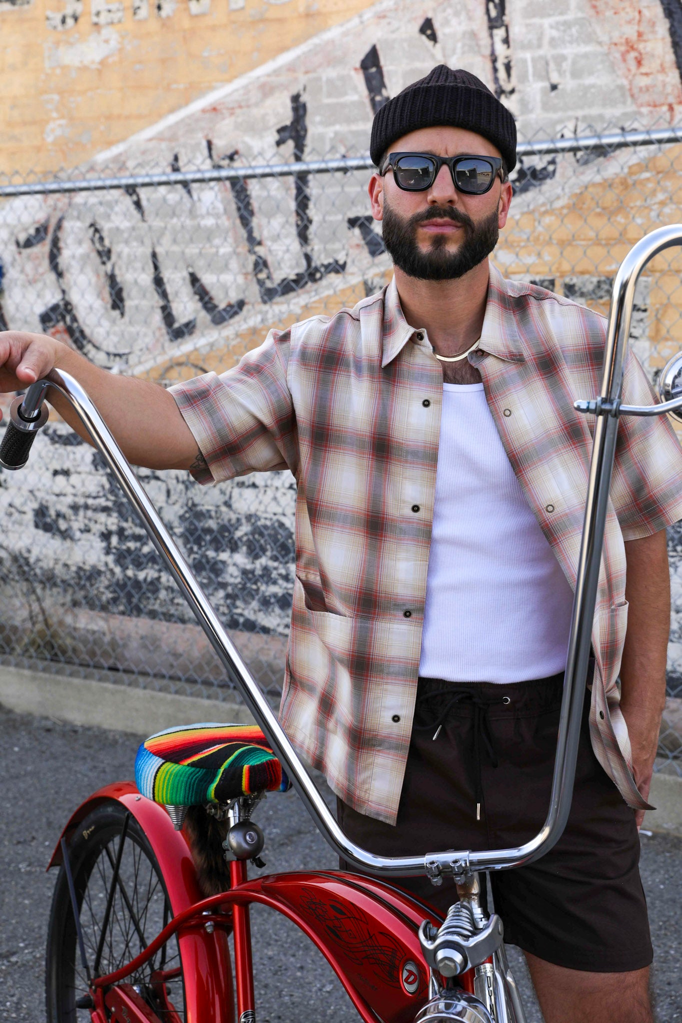 Utility Shirt Terracotta plaid
