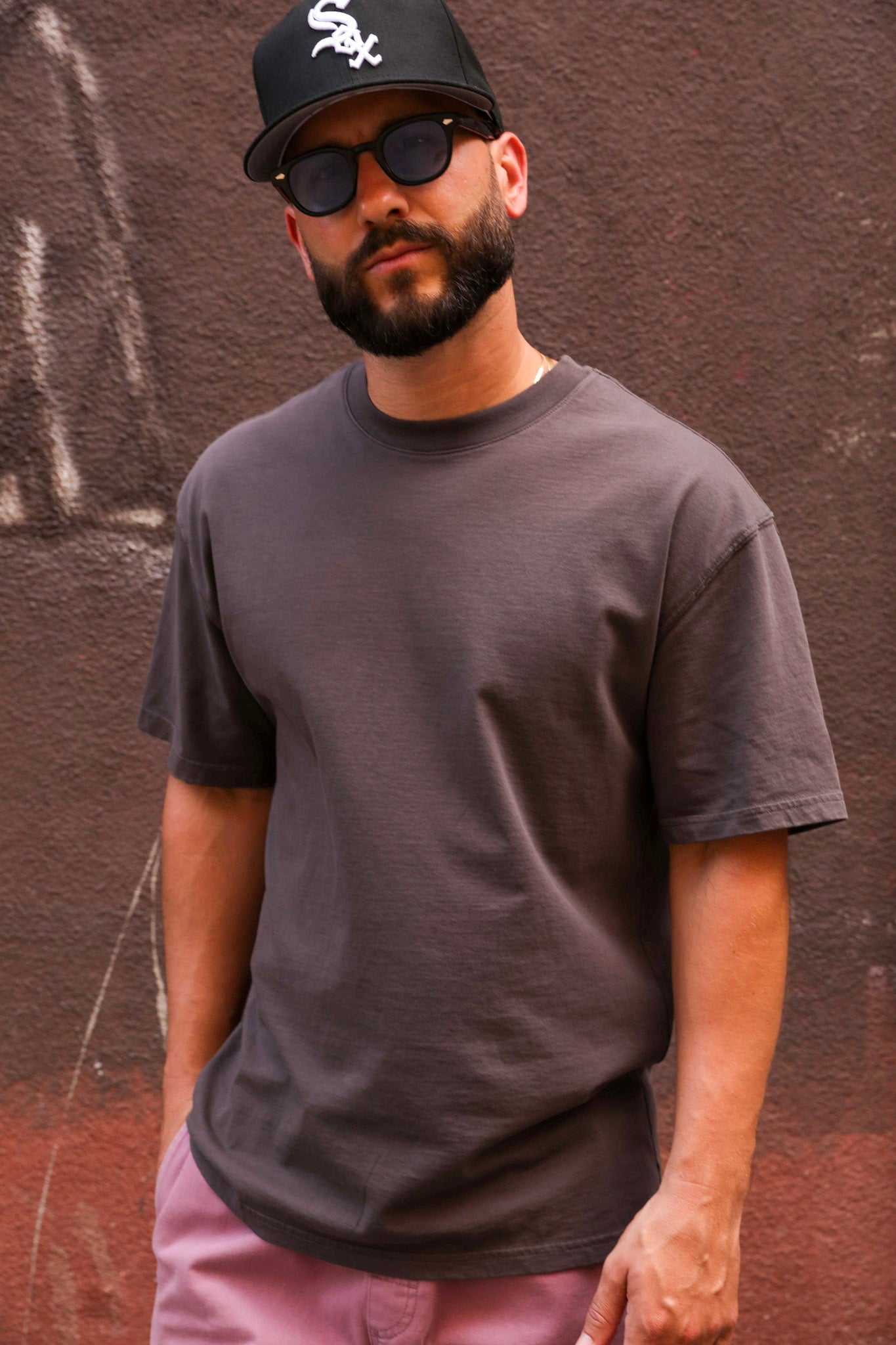 Relaxed Premium Rose Grey 9.5OZ Tee