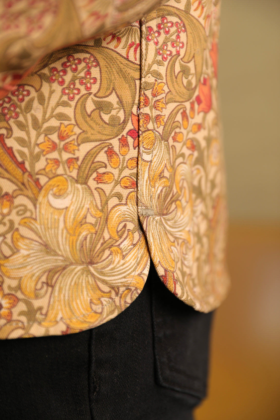 Fall Floral shirt jacket