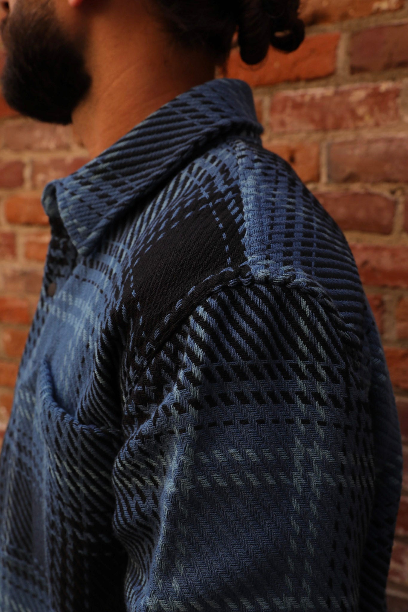 Loom Woven Jacket Indigo