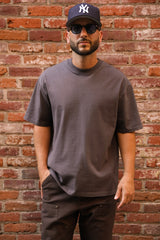 Relaxed Heavy Tee Rose grey