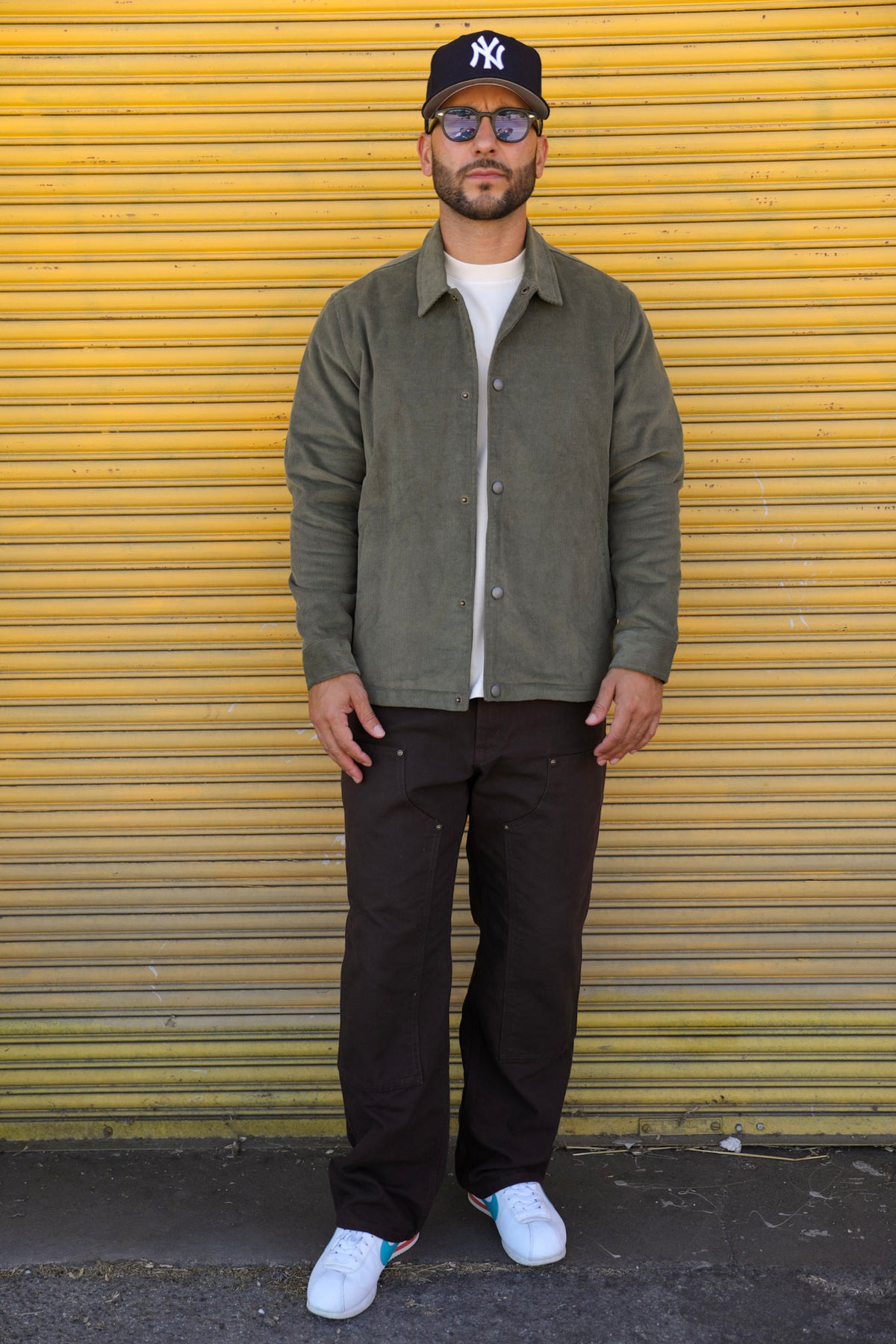 Corduroy Jacket Olive with Liner