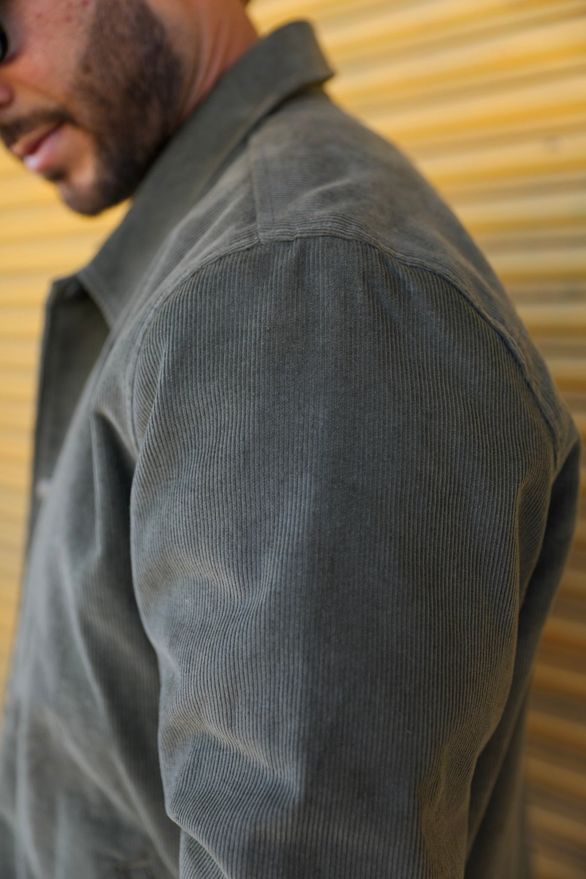 Corduroy Jacket Olive with Liner