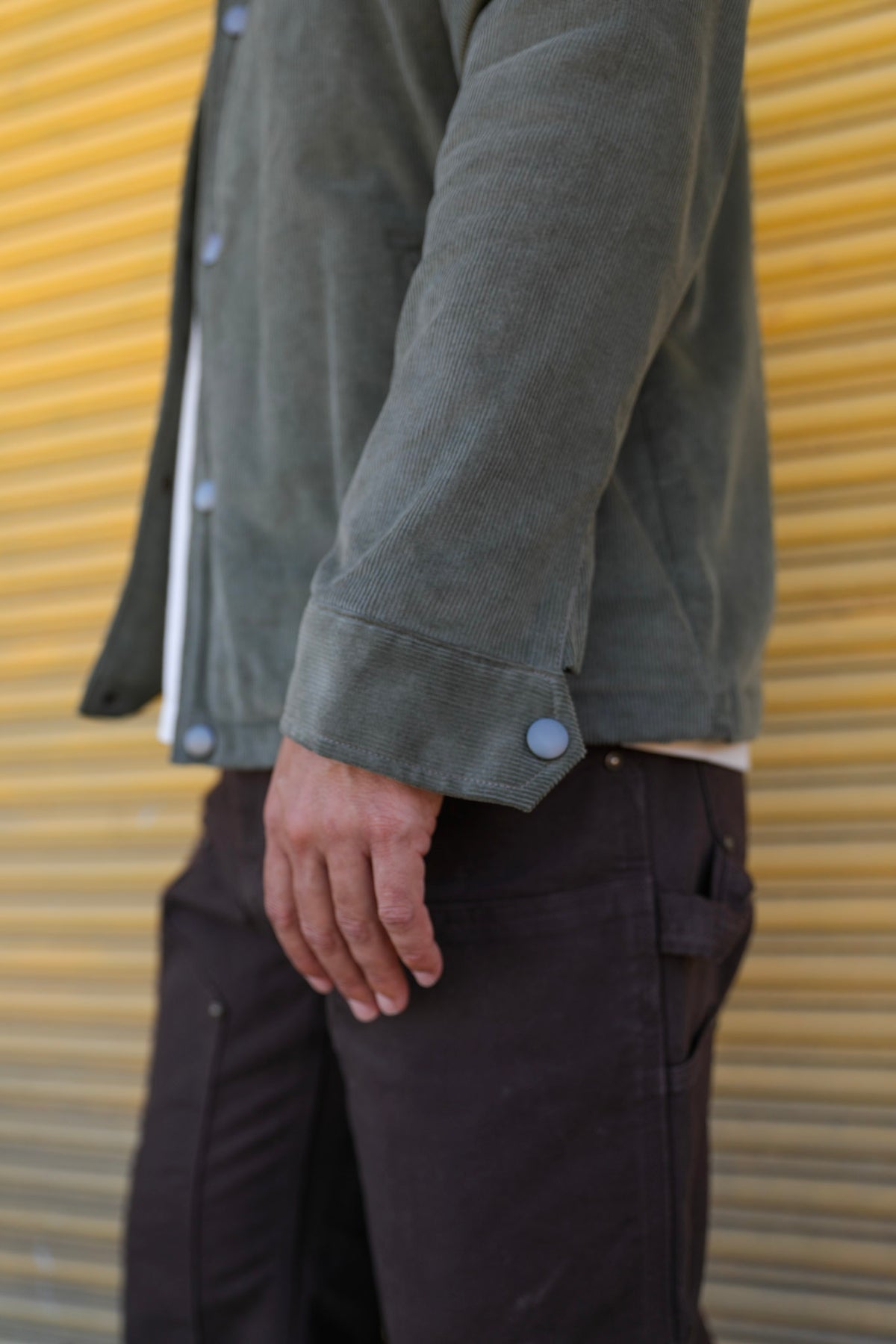 Corduroy Jacket Olive with Liner