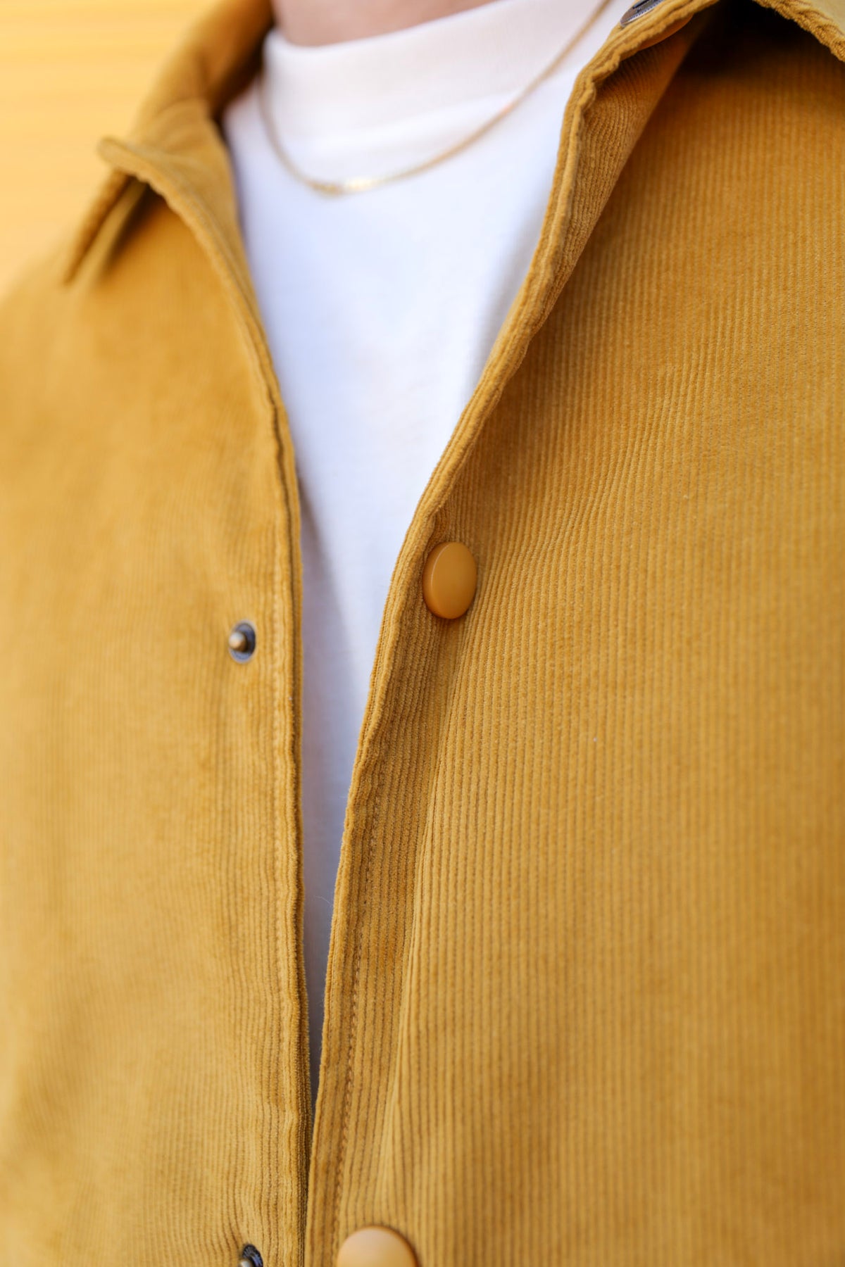 Corduroy Jacket Mustard with Flannel Liner