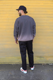 Rose Grey Vintage Fade Crewneck