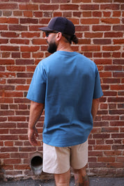 Heavy T-shirt Blue Steel