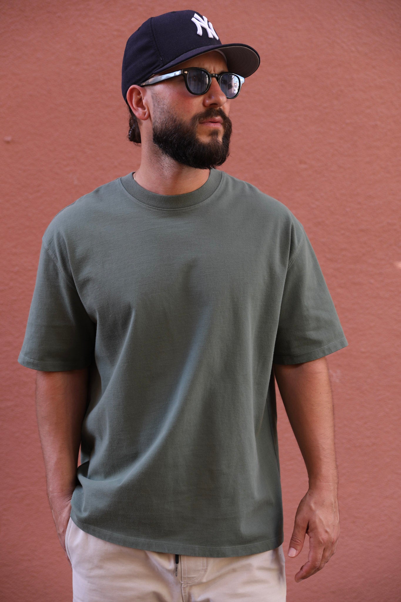 Heavy t-shirt Green Sage