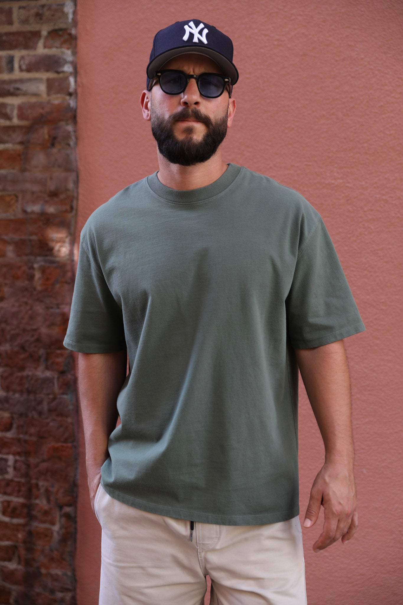 Heavy t-shirt Green Sage
