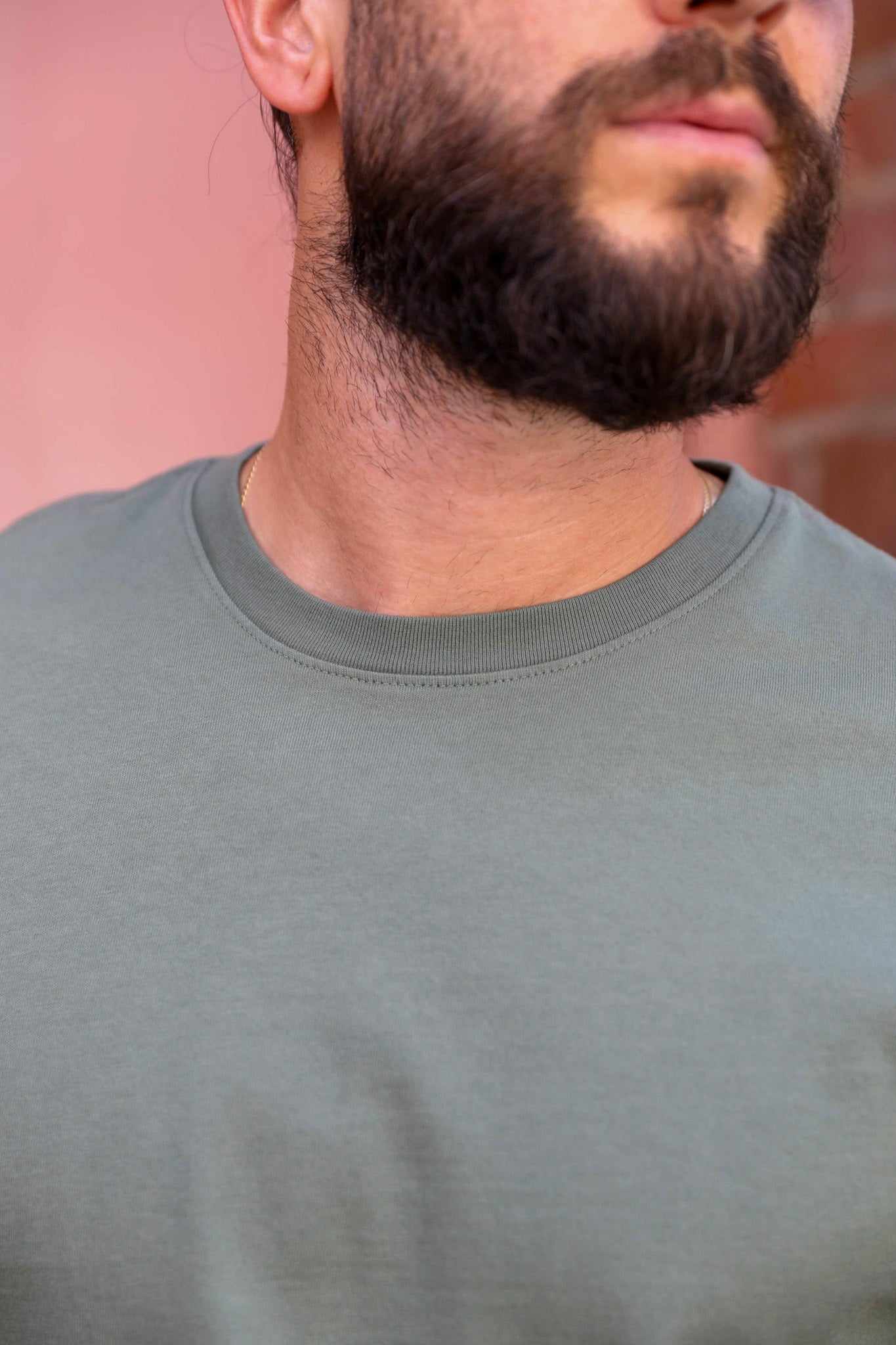 Slim-fit tee Sage