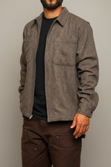 Tweed Zip-up Grey