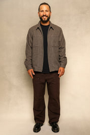 Tweed Zip-up Grey