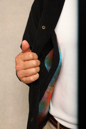 Corduroy Jacket Black with Liner