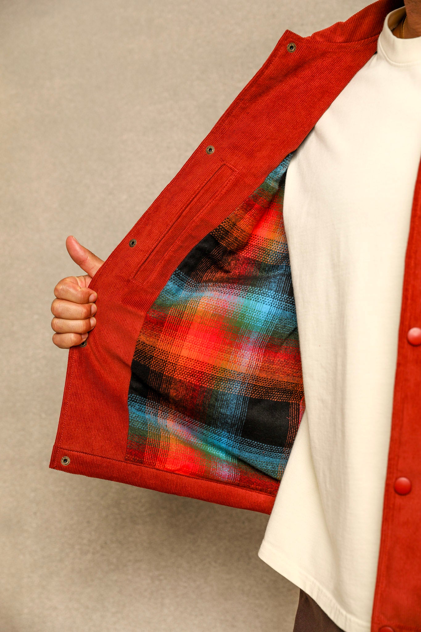 Corduroy Jacket Rust