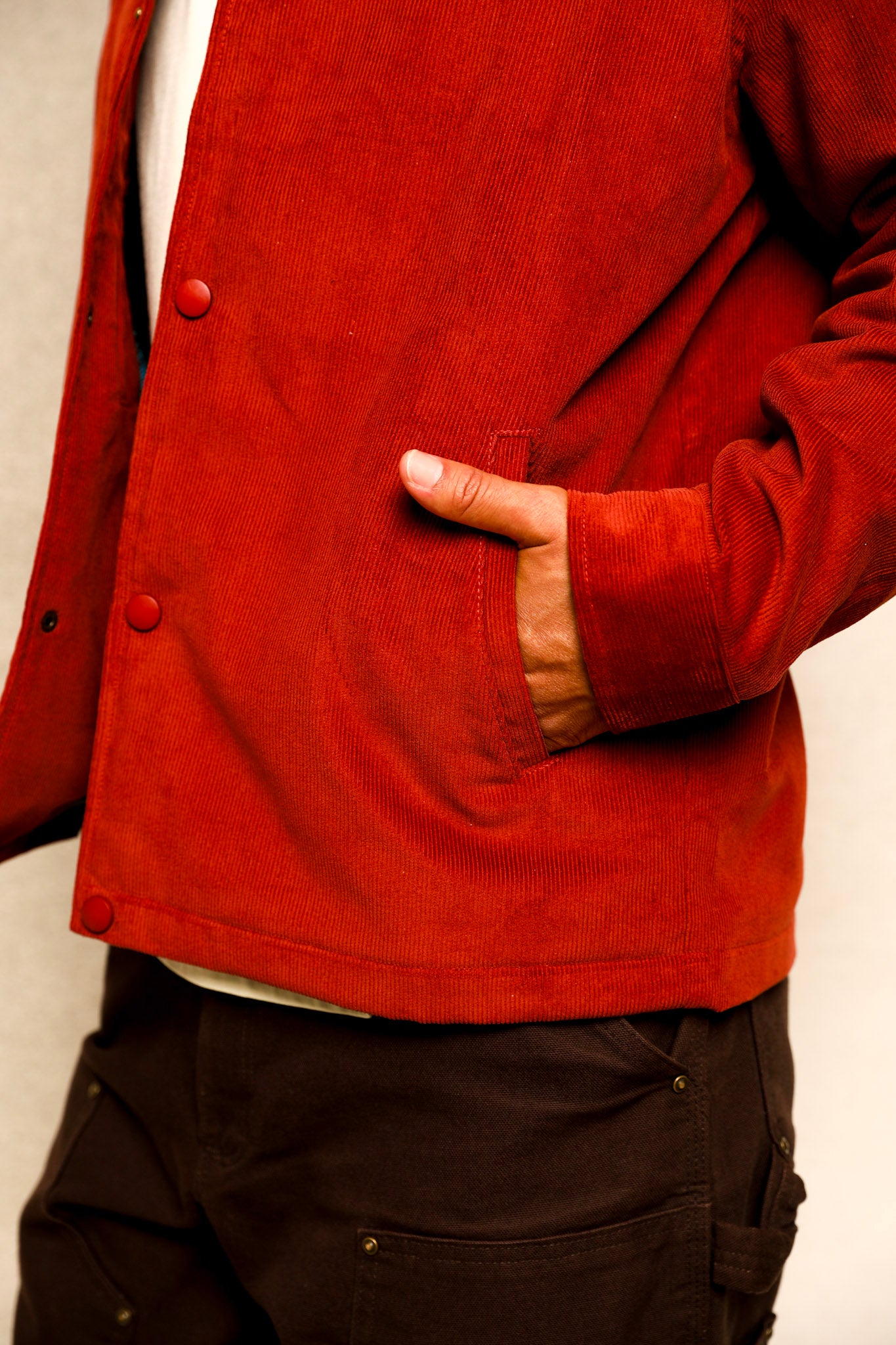 Corduroy Jacket Rust