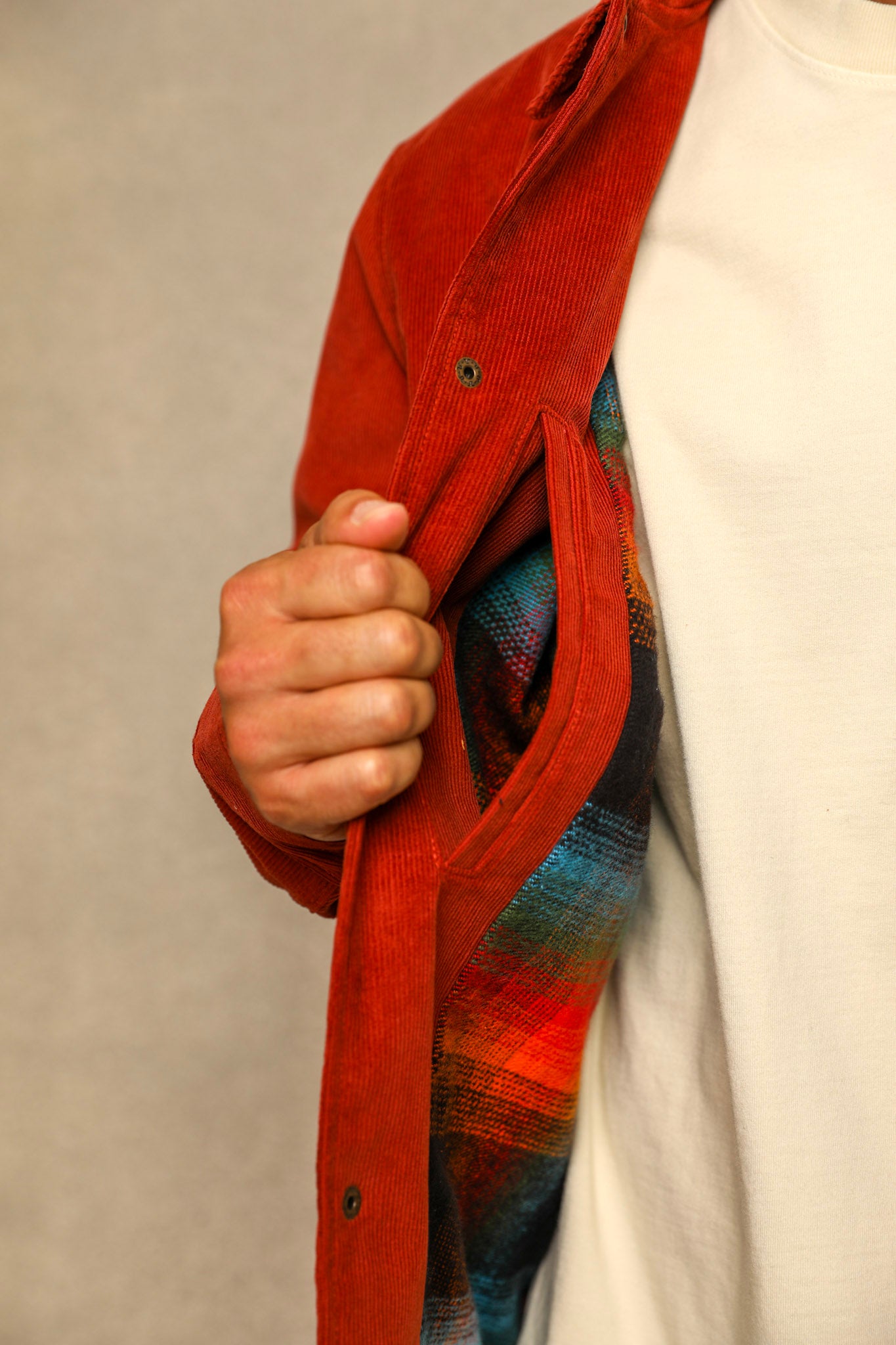 Corduroy Jacket Rust