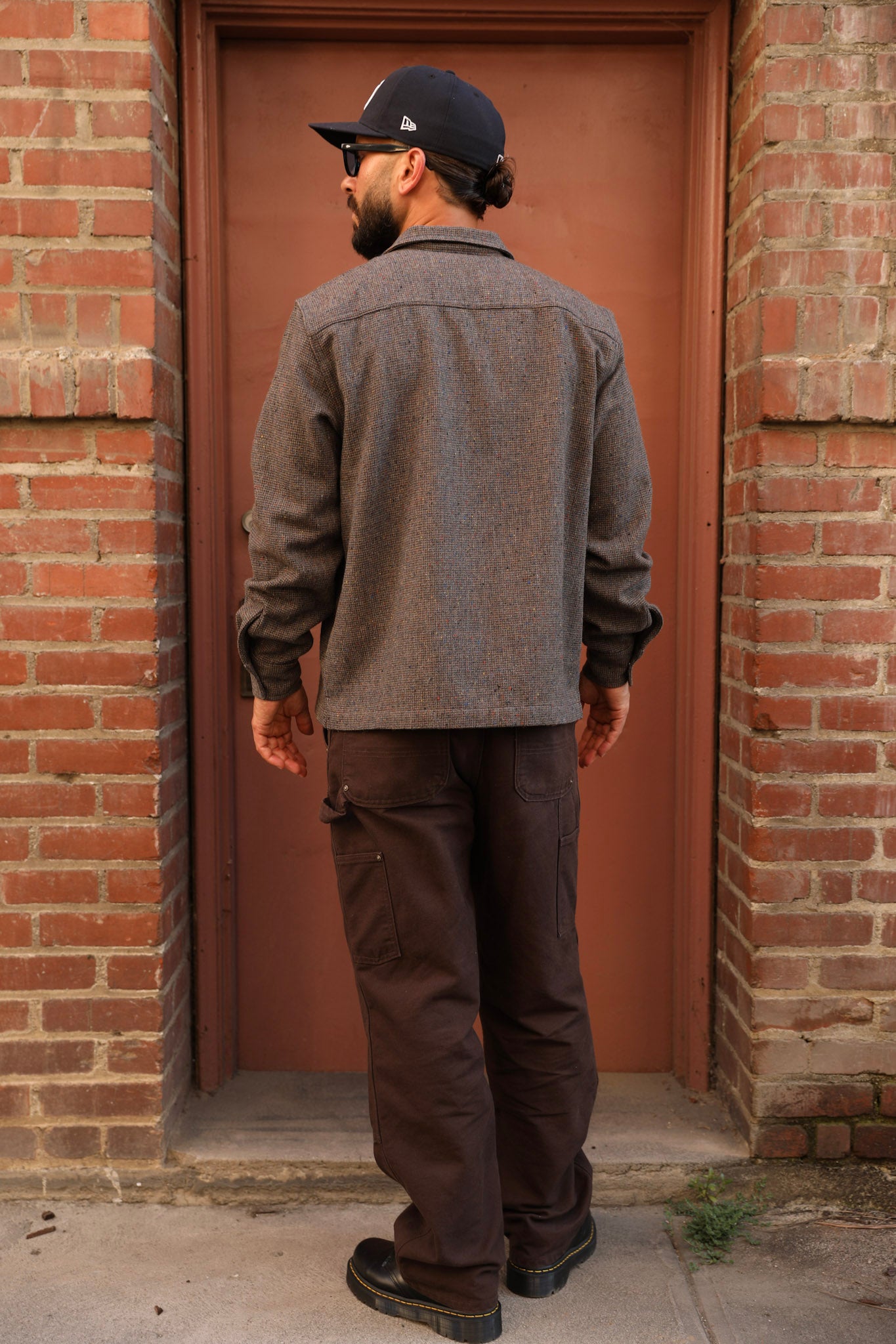 Tweed Zip-up Grey