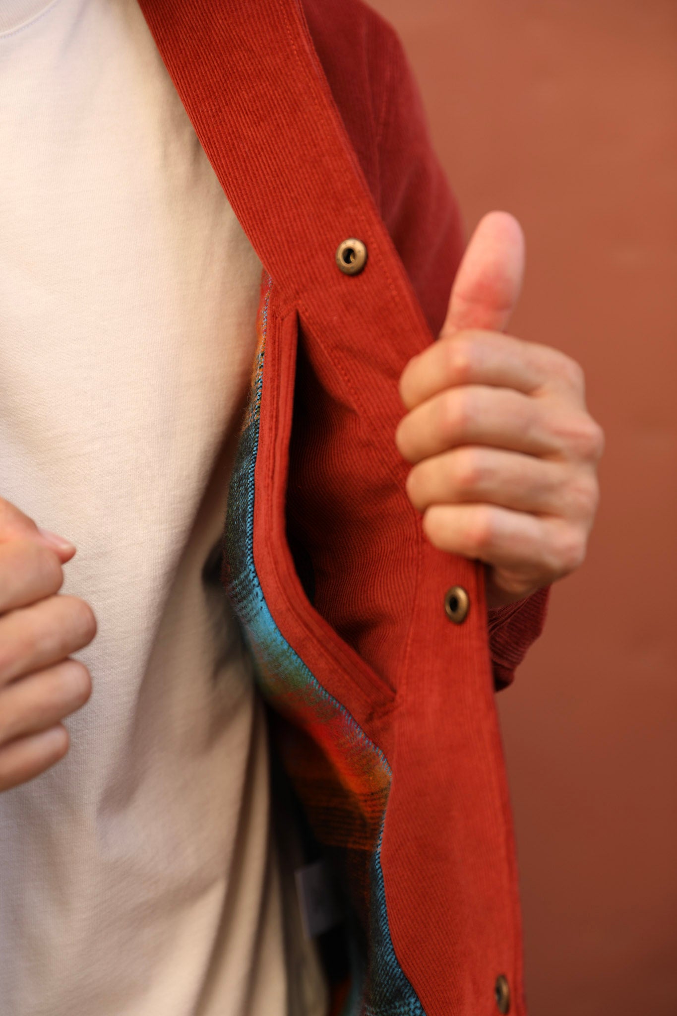 Corduroy Jacket Rust