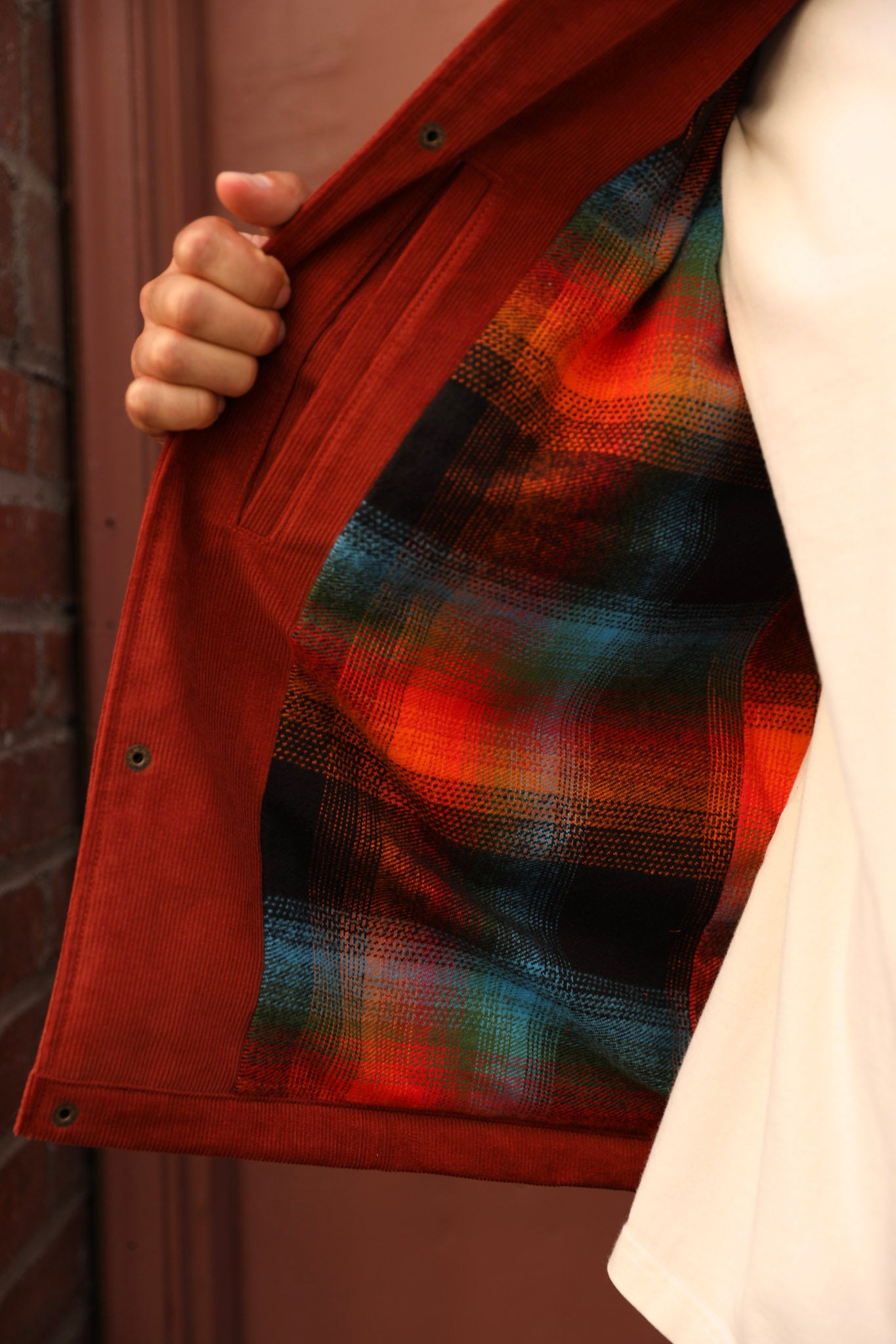 Corduroy Jacket Rust