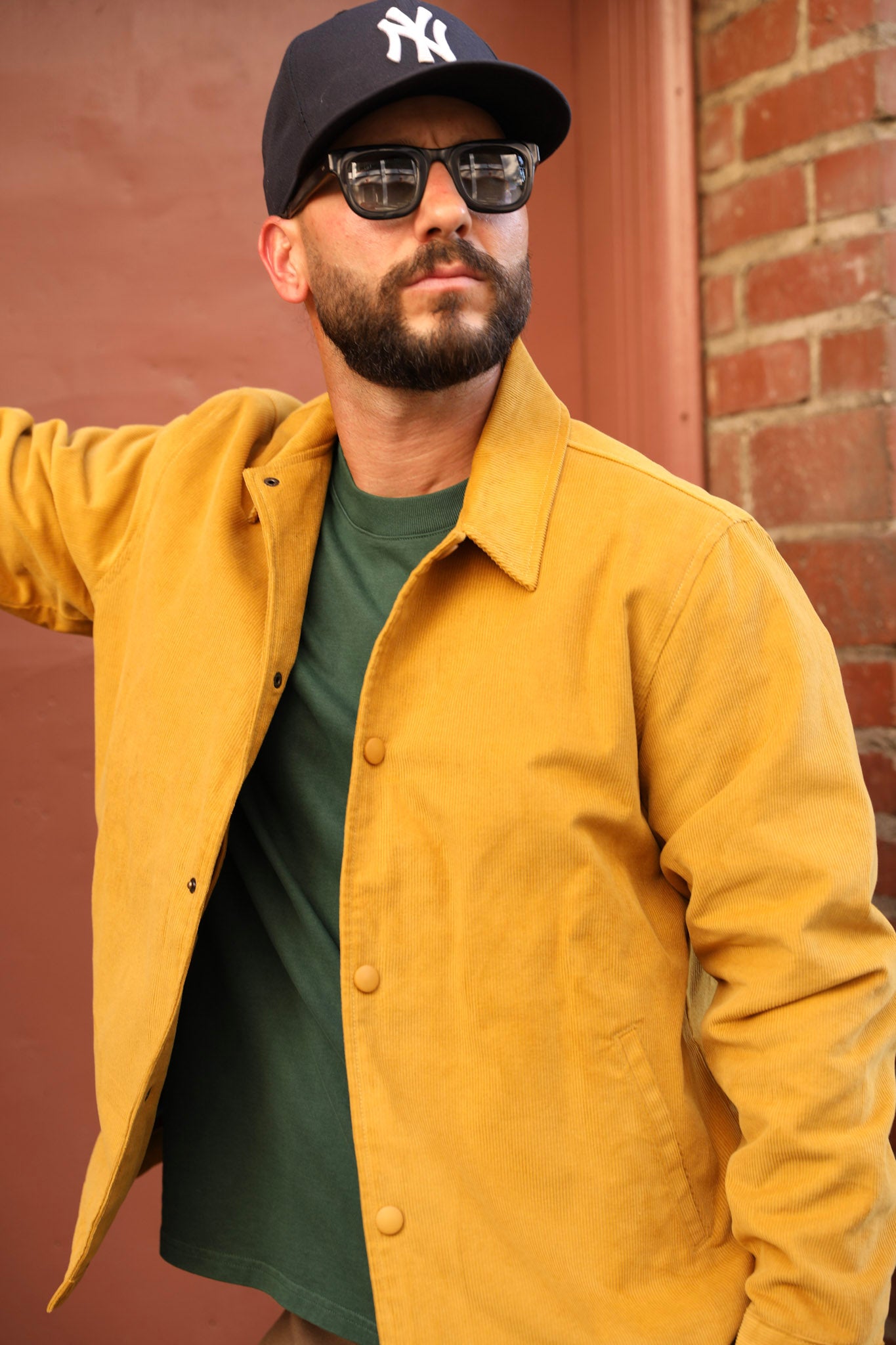 Corduroy Jacket Mustard with Flannel Liner