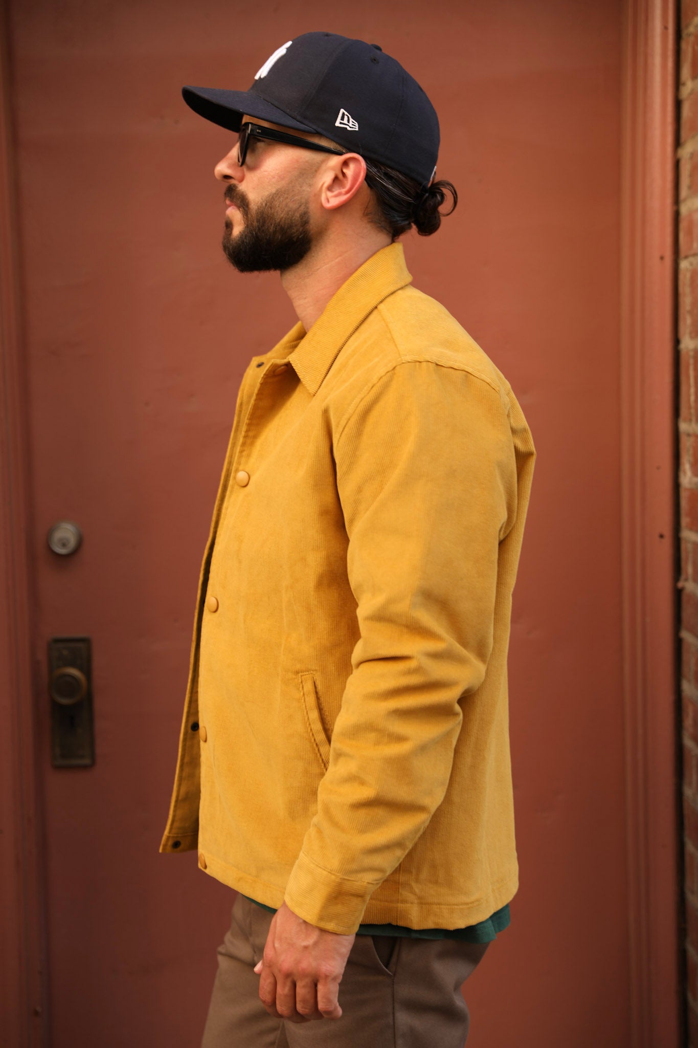 Corduroy Jacket Mustard with Flannel Liner