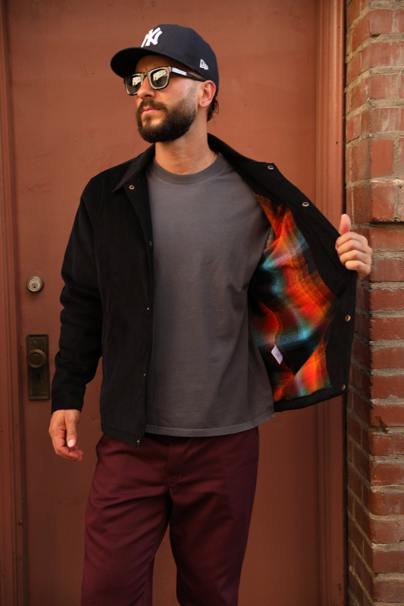 Corduroy Jacket Black with Liner