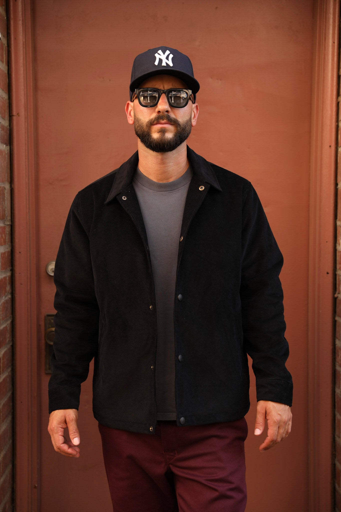 Corduroy Jacket Black with Liner