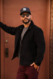 Corduroy Jacket Black with Liner