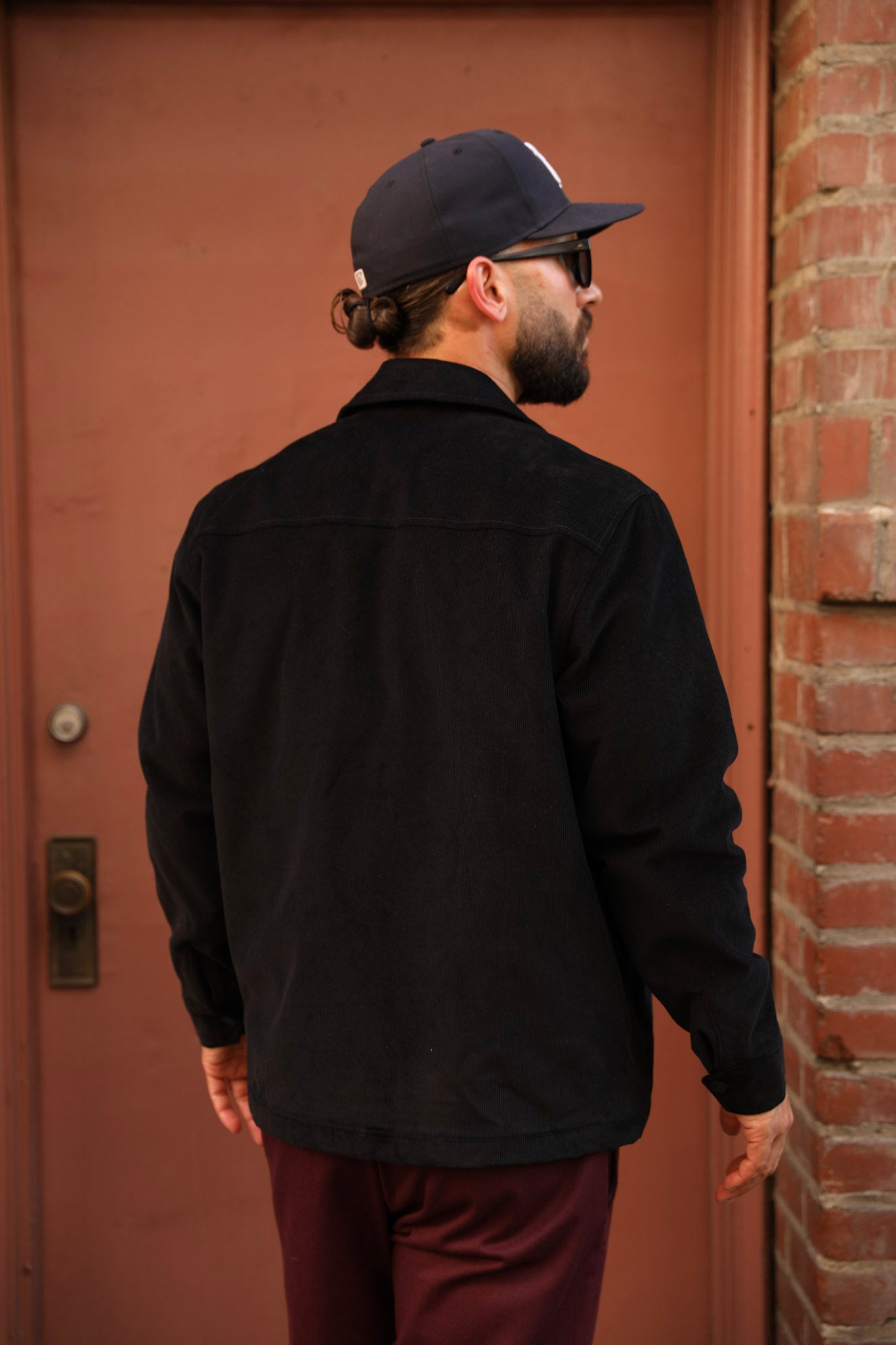 Corduroy Jacket Black with Liner