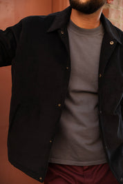 Corduroy Jacket Black with Liner