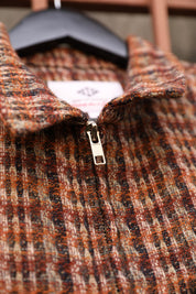 Tweed zip-up (upholstery)