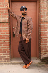 Tweed zip-up (upholstery)