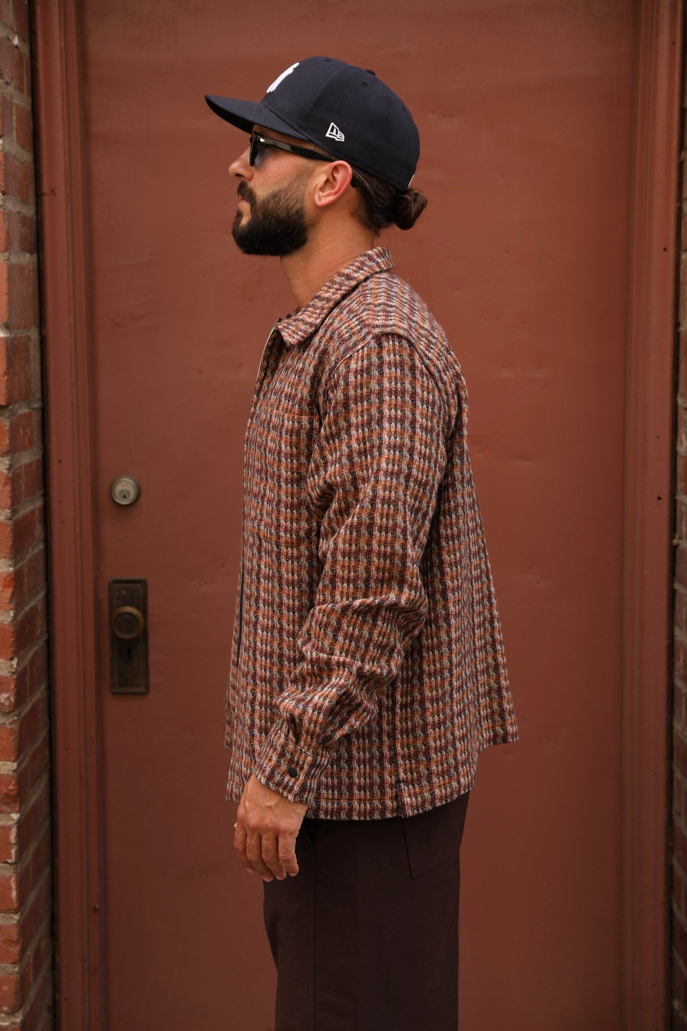 Tweed zip-up (upholstery)