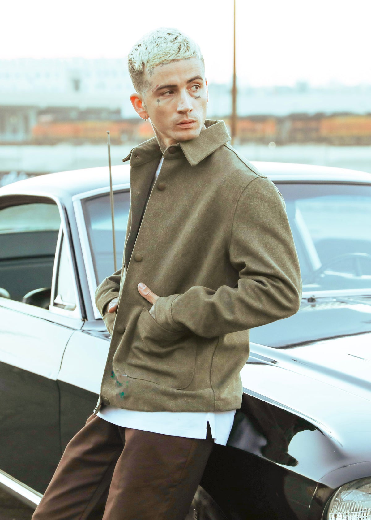 Danny Boy Stonewashed Chore Coat - Green