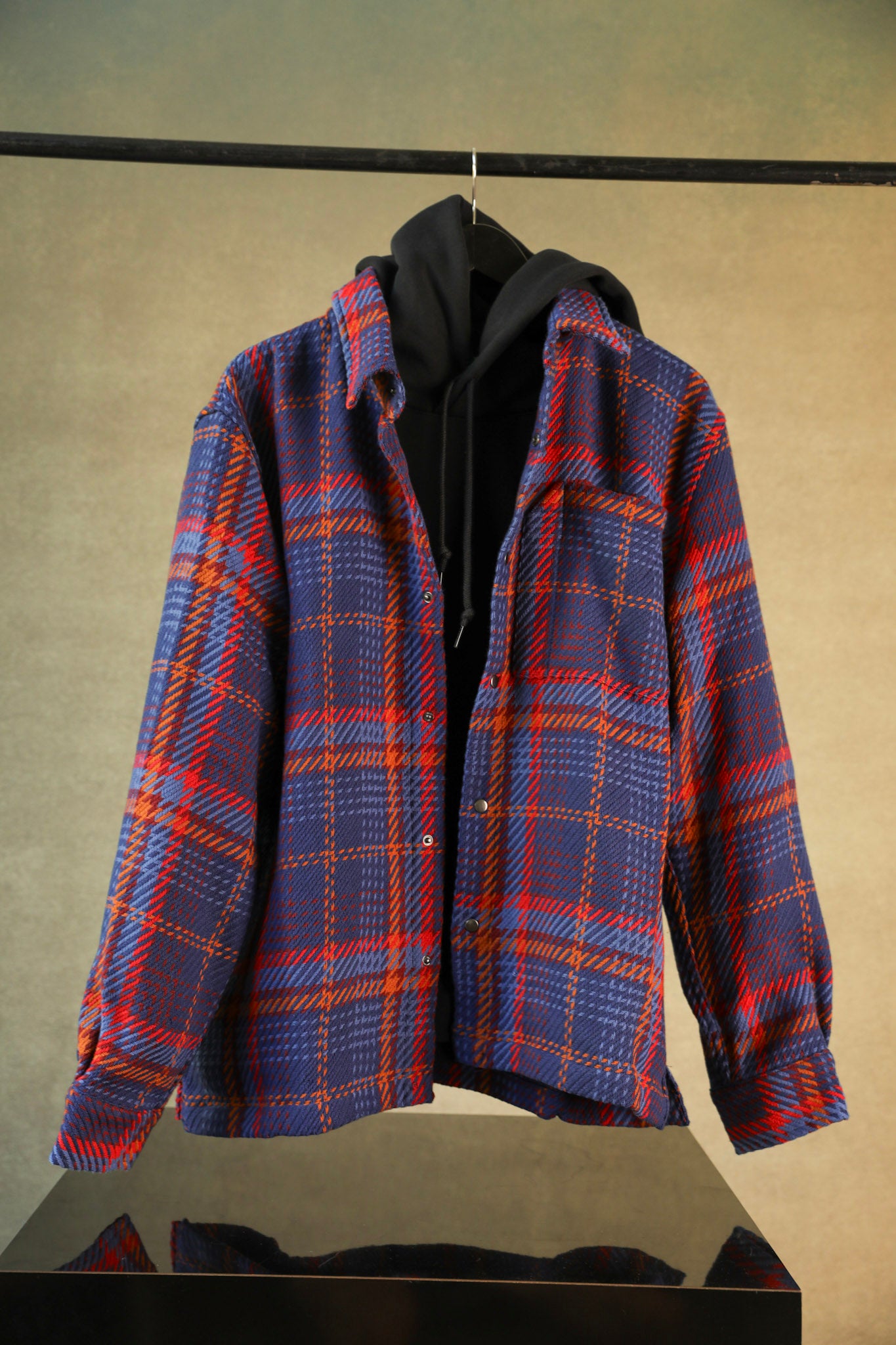 Loom Woven Jacket Navy