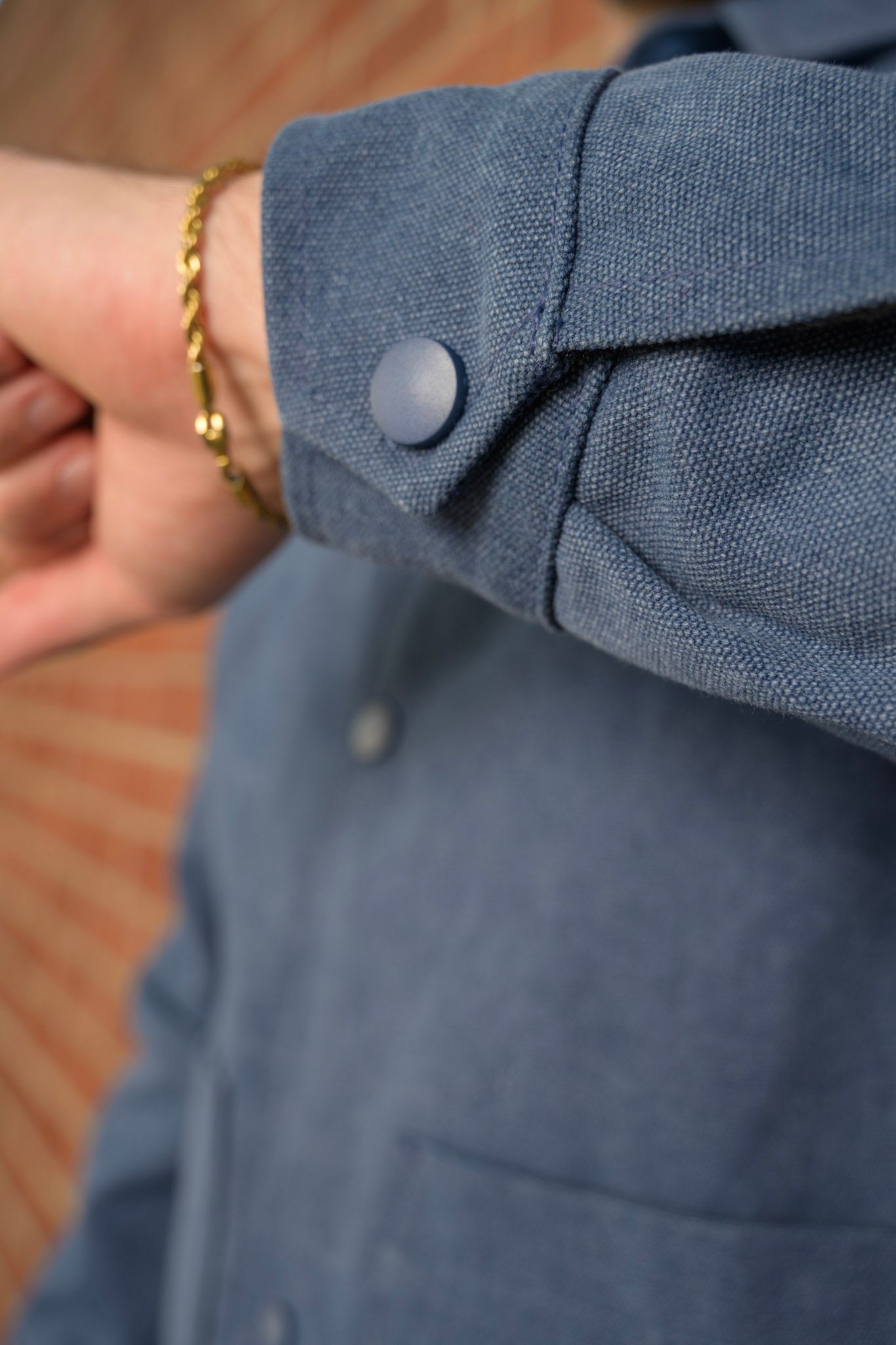 Danny Boy Stonewashed Chore Coat - Blue