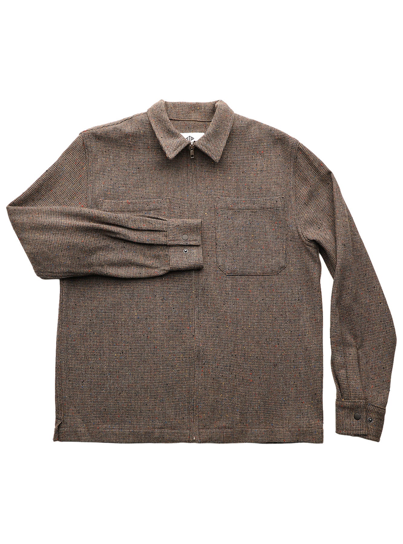 Tweed Zip-up Grey