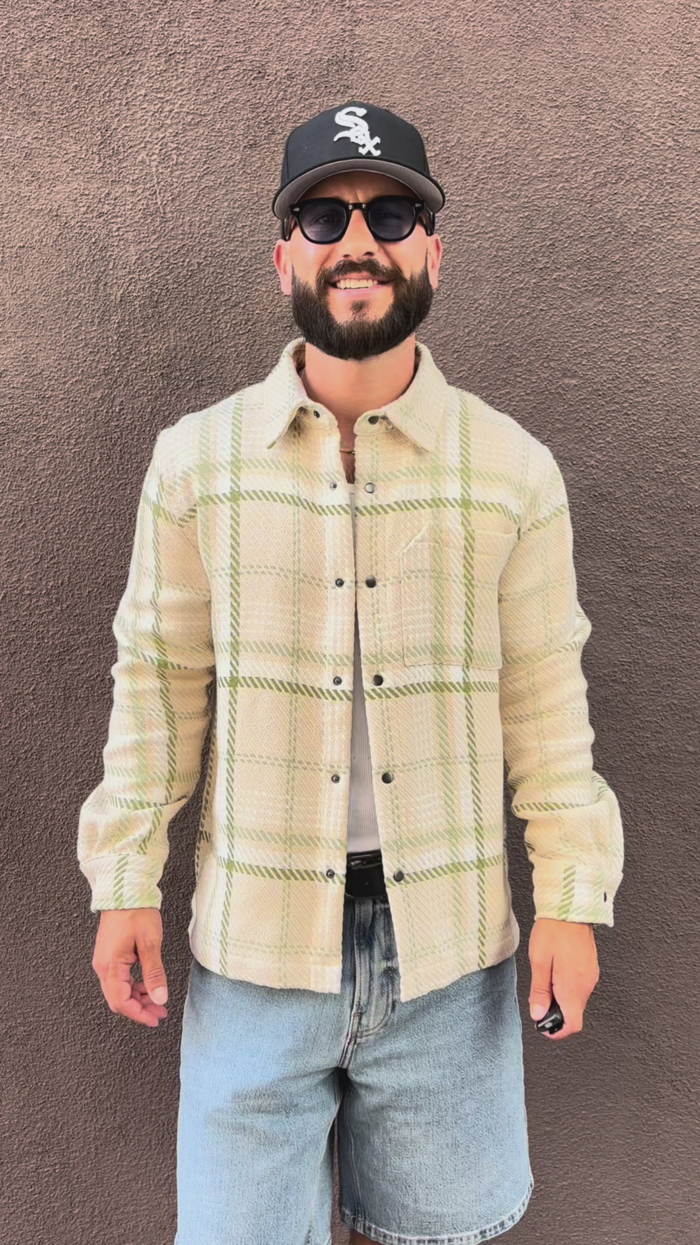 Loom Woven Jacket Bone