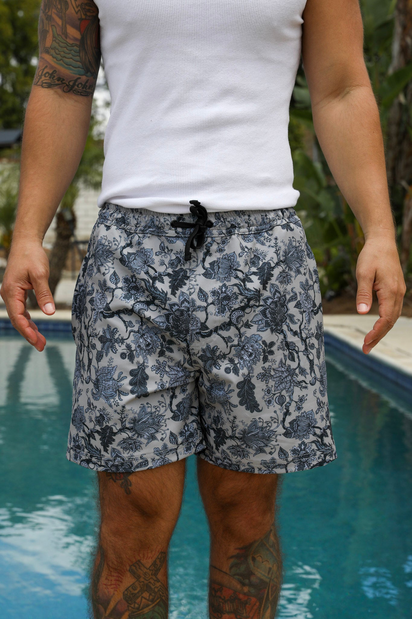 deck short swim trunks