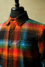 Flannel Shirt Jacket Color Burst